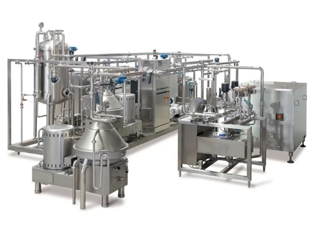 Equipos industriales especializados en procesos de la industria láctea