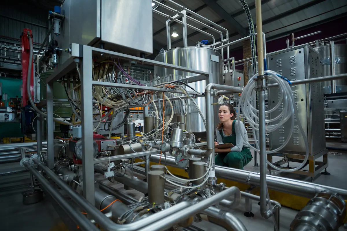 generador de energía que incorpora intercambiadores de calor para mejorar la eficiencia en la transferencia de calor, optimizando el rendimiento y reduciendo el consumo energético.