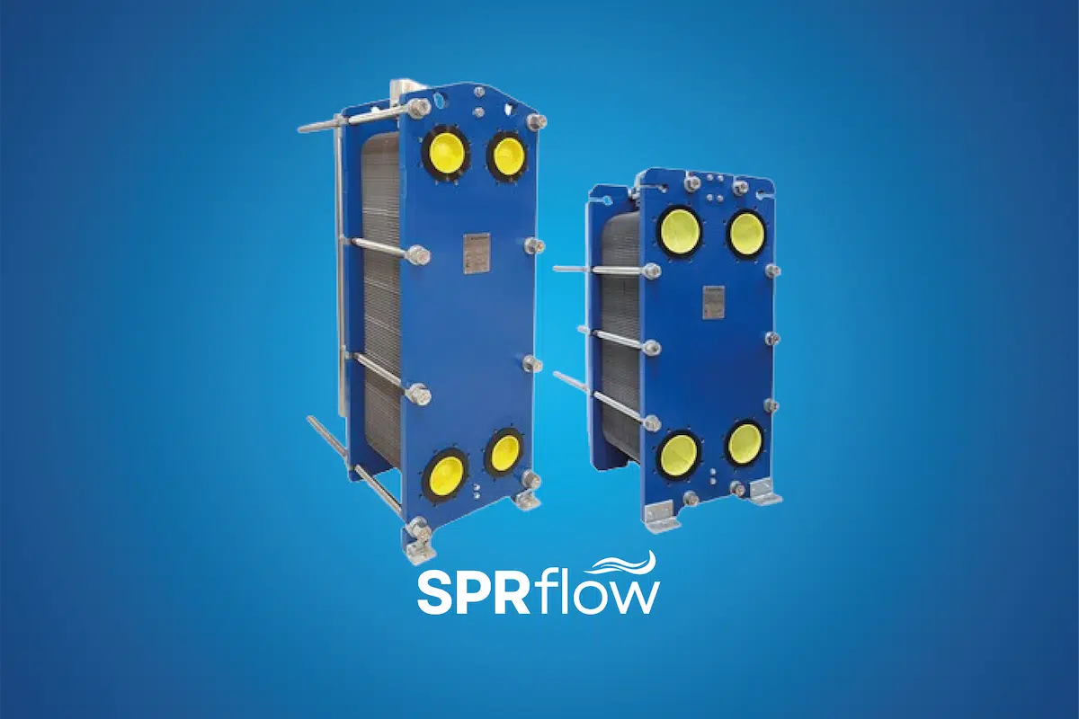 Intercambiadores de calor SONFLOW distribuidos por SPR Flow optimizando procesos térmicos en la industria.